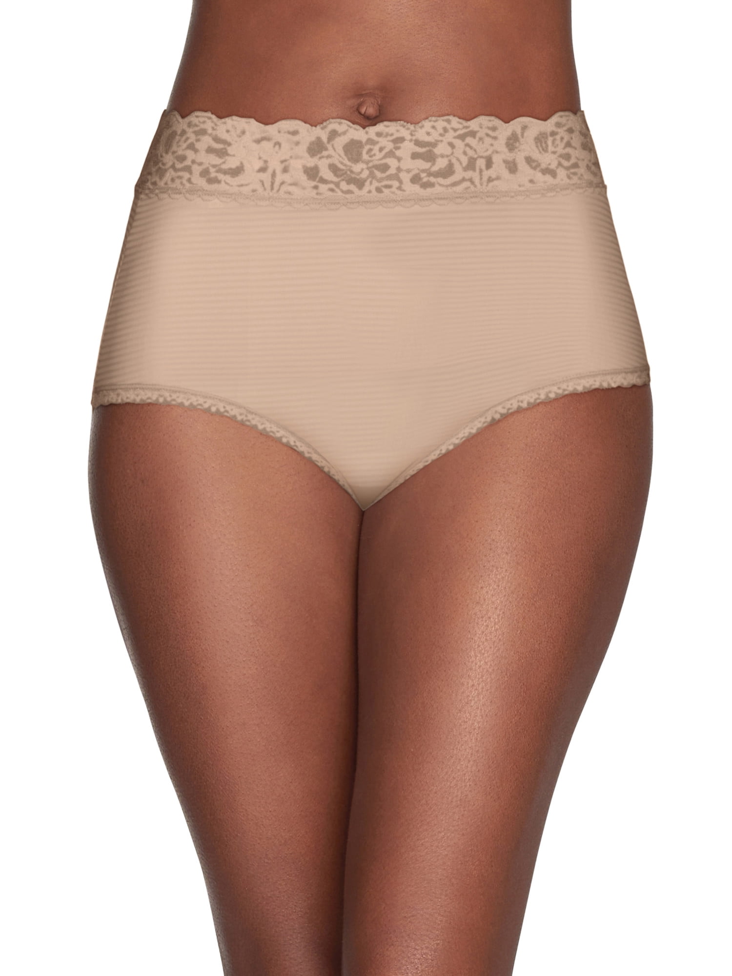 Vanity Fair Lingerie Women's Flattering Lace Brief Underwear