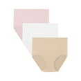 thumbnail image 1 of Vanity Fair Lingerie Women's No Pinch No Show Seamless Brief Underwear, 3-Pack, 1 of 6
