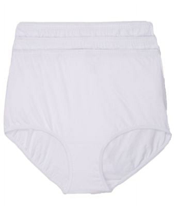 Vanity Fair Lingerie Women's Vanity Fair Lingerie Perfectly Yours Ravissant Classic Cotton 3-Pack Brief Panty Set 15320 Color: White Asst Size: 9