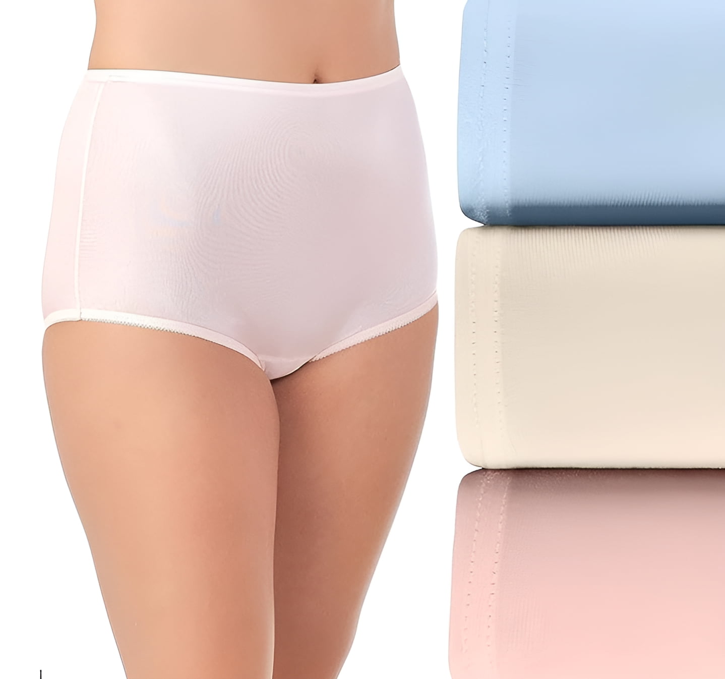 Vanity Fair Classic Ravissant Full Brief 3-Pack 11/4XL, Fawn