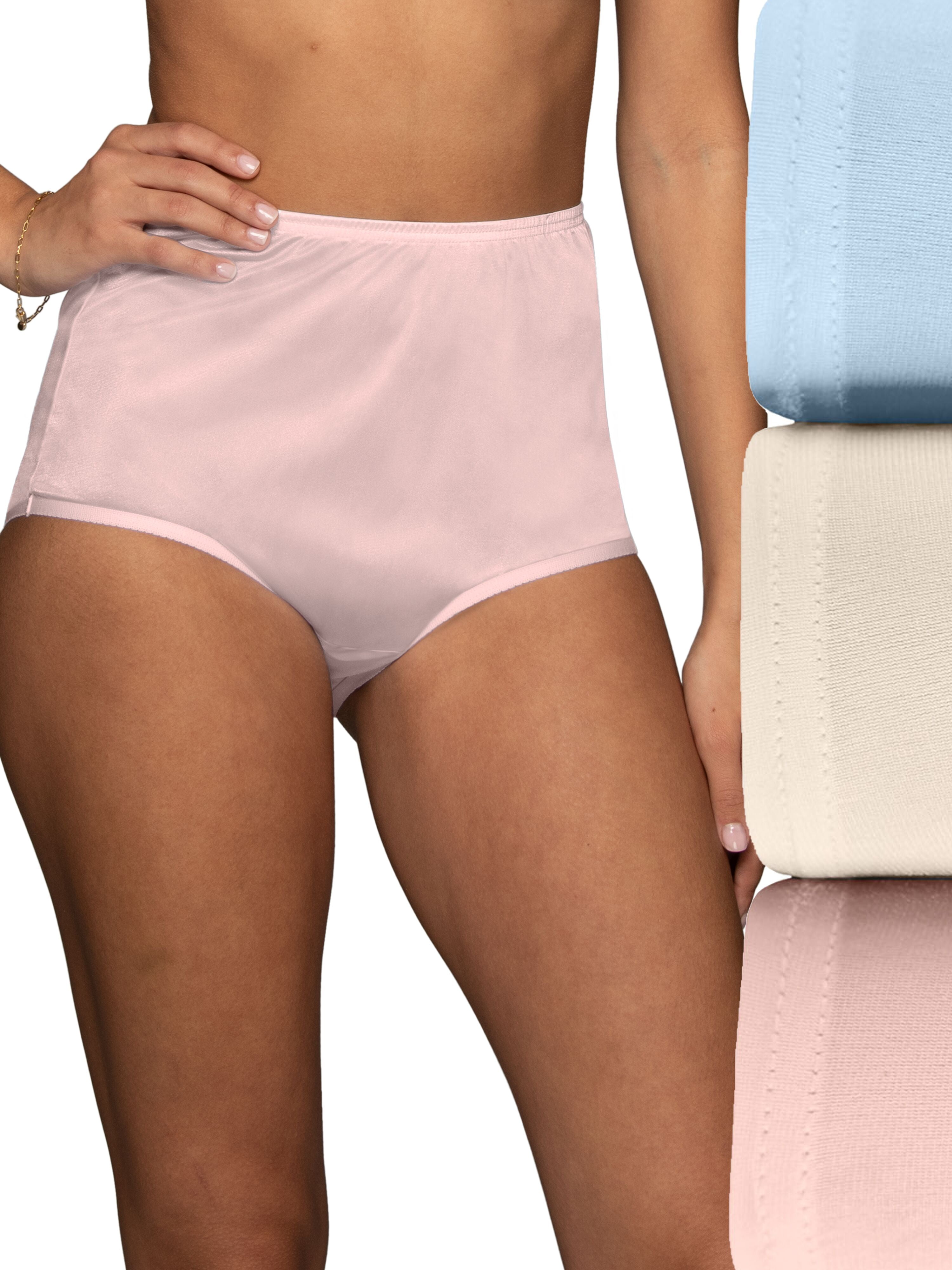 Vanity Fair Lingerie Women's Perfectly Yours Ravissant Tailored Full Brief Underwear, 3-Pack