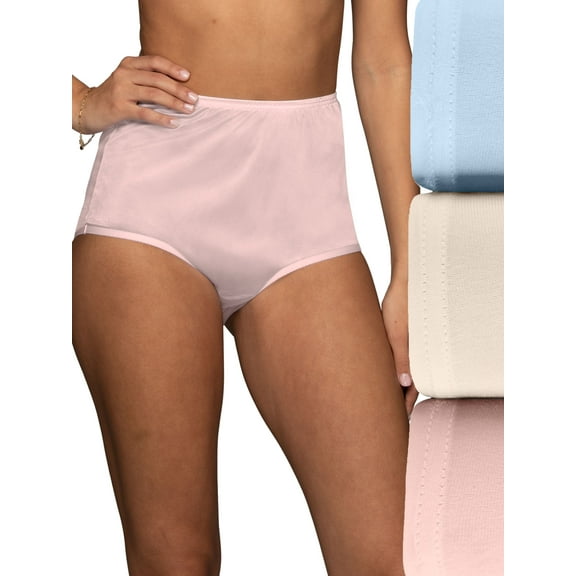 Vanity Fair Lingerie Women's Perfectly Yours Ravissant Tailored Full Brief Underwear, 3-Pack