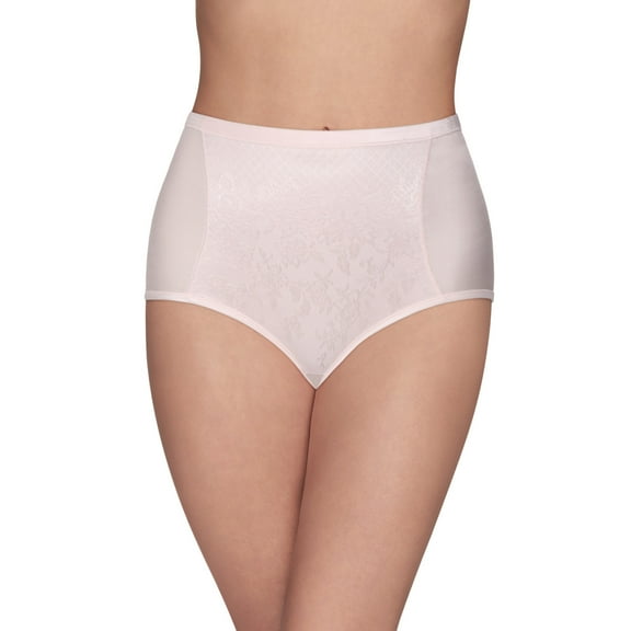 Vanity Fair Lingerie Women's Smoothing Comfort Brief Underwear with Lace