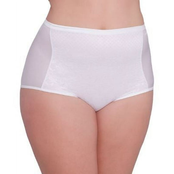 Vanity Fair Lingerie Women's Smoothing Comfort Brief Underwear with Lace