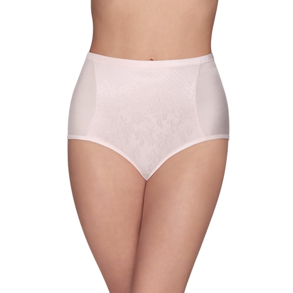 Vanity Fair Lingerie Women's Smoothing Comfort Brief Underwear with Lace