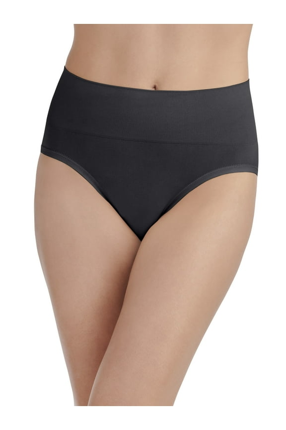 Radiant Collection Women's 2-Pack Seamless Smoothing Hi-Cut Panty, Style 3414274