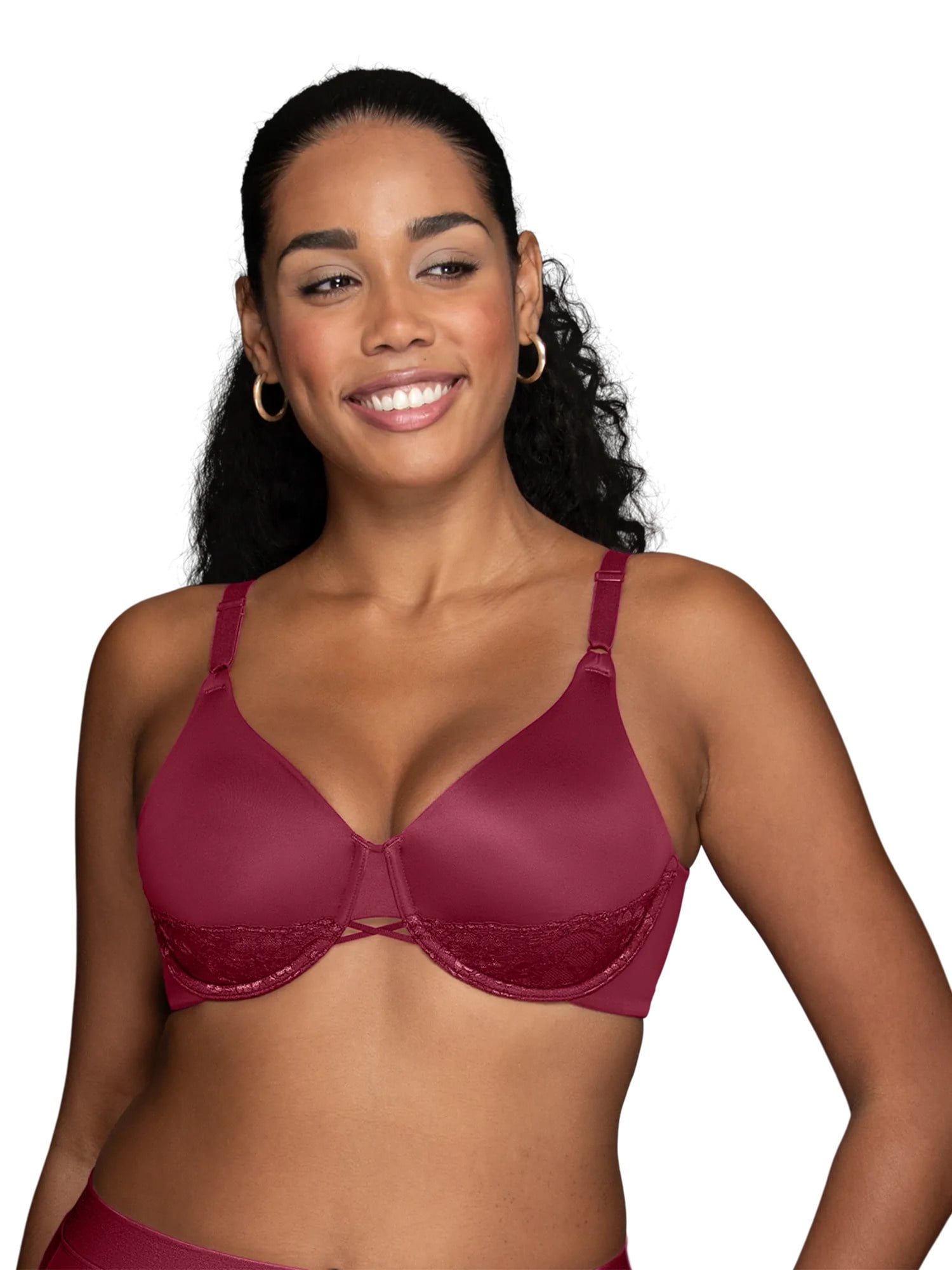 Vanity Fair Radiant Women's Underwire Bra - 2-Ply Back and Side Smoothing, Full Coverage Support, Style 3476571