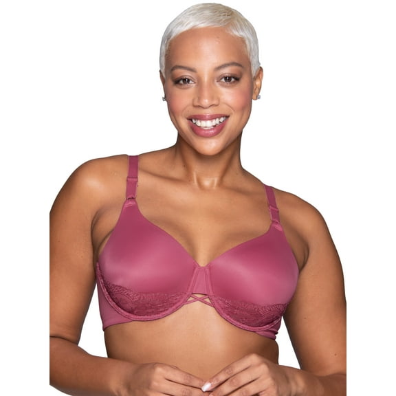 Vanity Fair Radiant Women's Underwire Bra - 2-Ply Back and Side Smoothing, Full Coverage Support, Style 3476571
