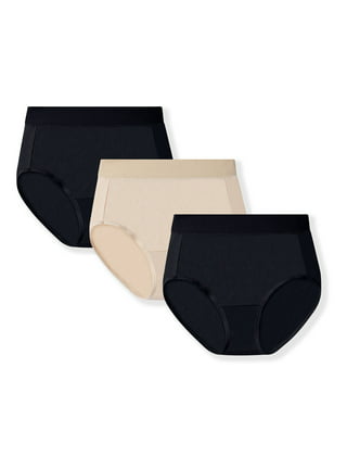 YaShaer Women's High Waist Knickers Ladies Cotton Briefs Underwear Full  Back Coverage Panties Plus Size Multipack