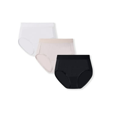 Vanity Fair Radiant Collection 360 Comfort Women's Underwear - Soft Microfiber Fabric, Seamless Waistband, 3-Pack, Sizes S-5XL