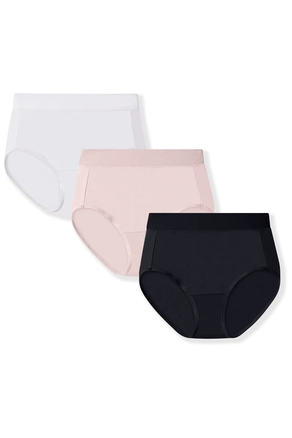 Collection Women's 360 Comfort Brief Underwear, 3 Pack, Sizes S-5XL