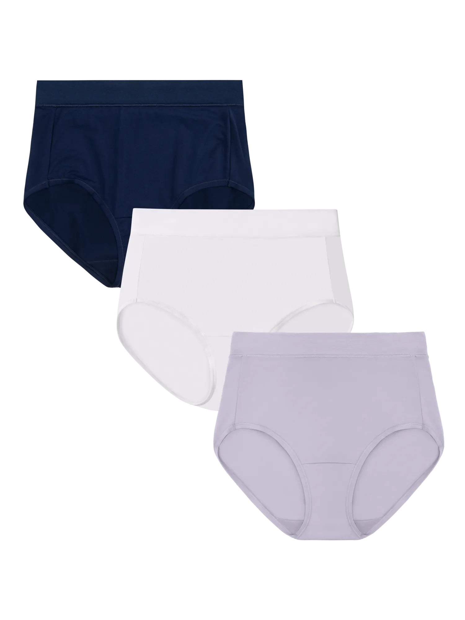 Vanity Fair Radiant Collection Women's 360 Comfort Brief Underwear, 3 Pack, Sizes S-5XL