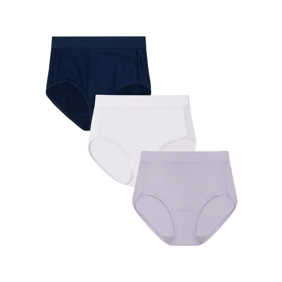 Vanity Fair Radiant Collection Women's 360 Comfort Brief Underwear, 3 Pack, Sizes S-5XL