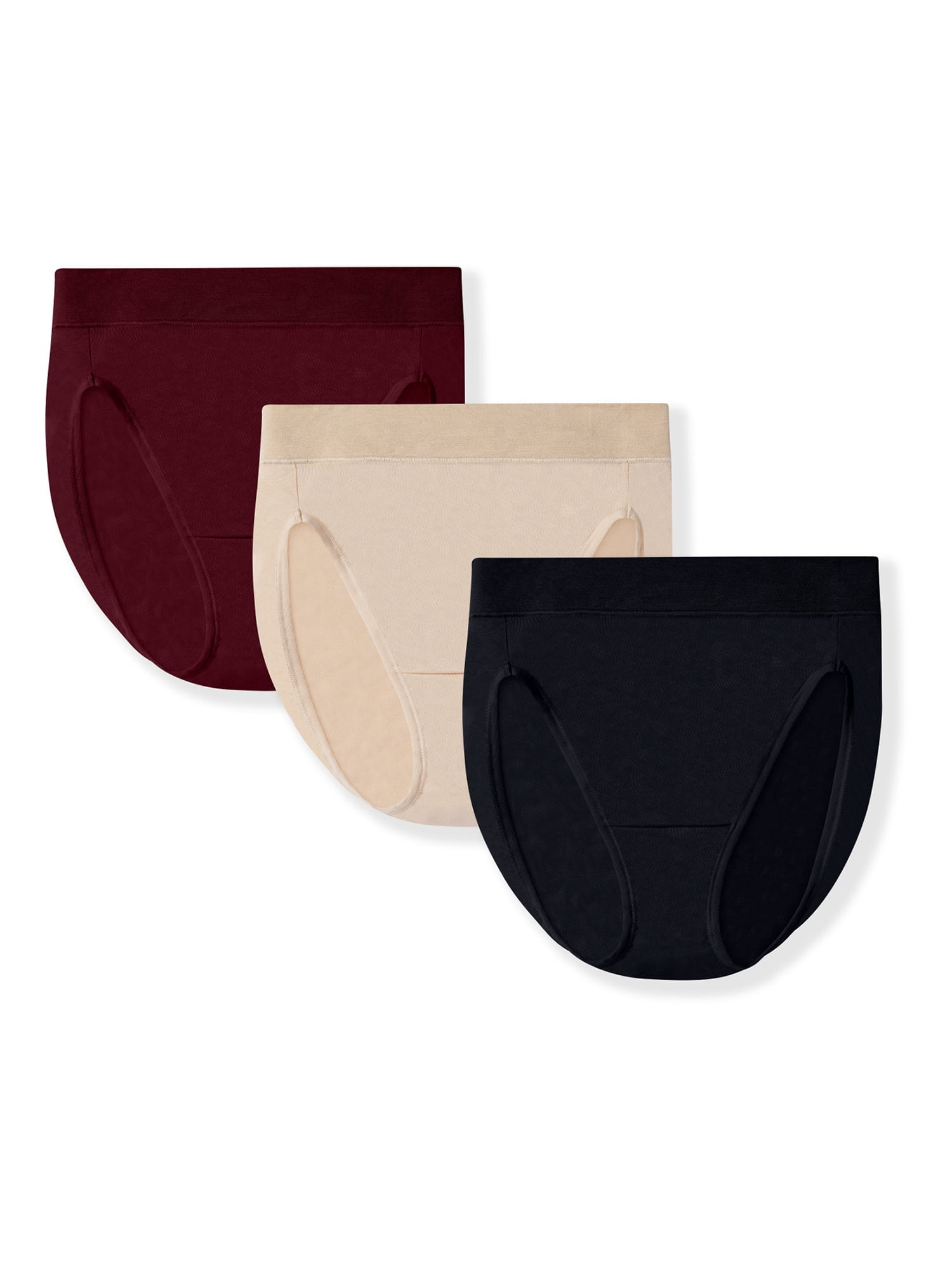 Hanes Women's Constant Comfort X-Temp Hi-Cut Panties 3-Pack-CC43AS