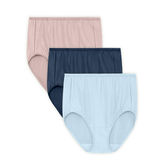 Vanity Fair Radiant Women's Comfort Stretch Brief Underwear, 3 Pack