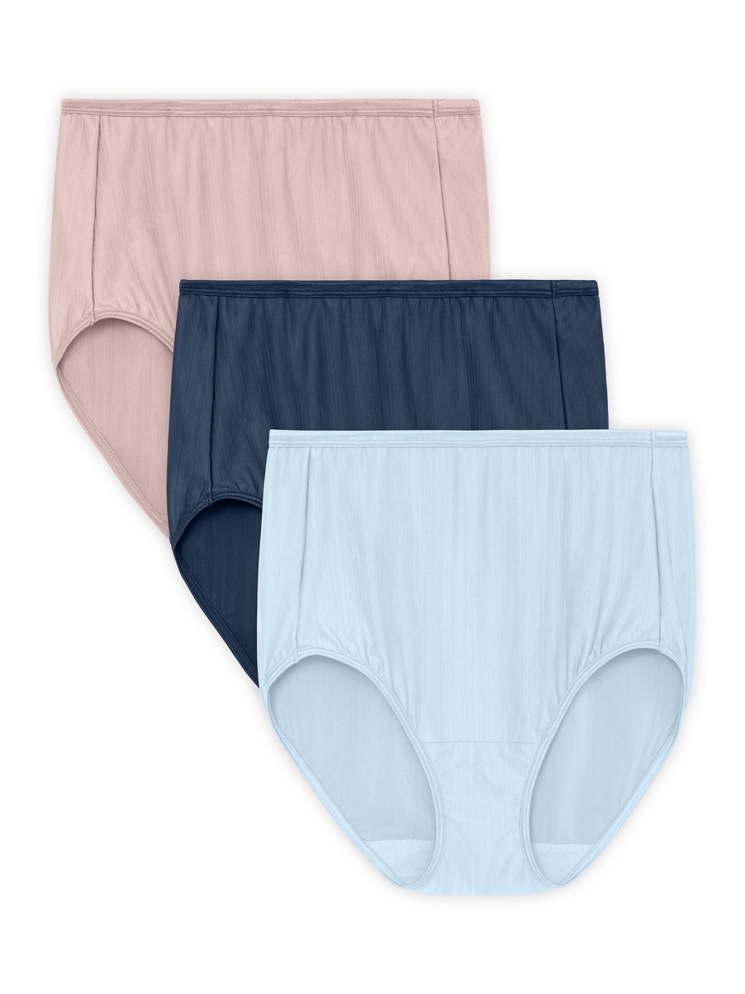 Vanity Fair Radiant Collection Women's Comfort Stretch Brief Underwear, 3  Pack 