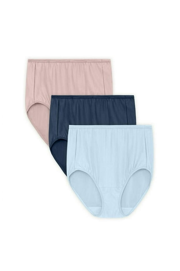 Women's Comfort Stretch Brief Underwear, 3 Pack