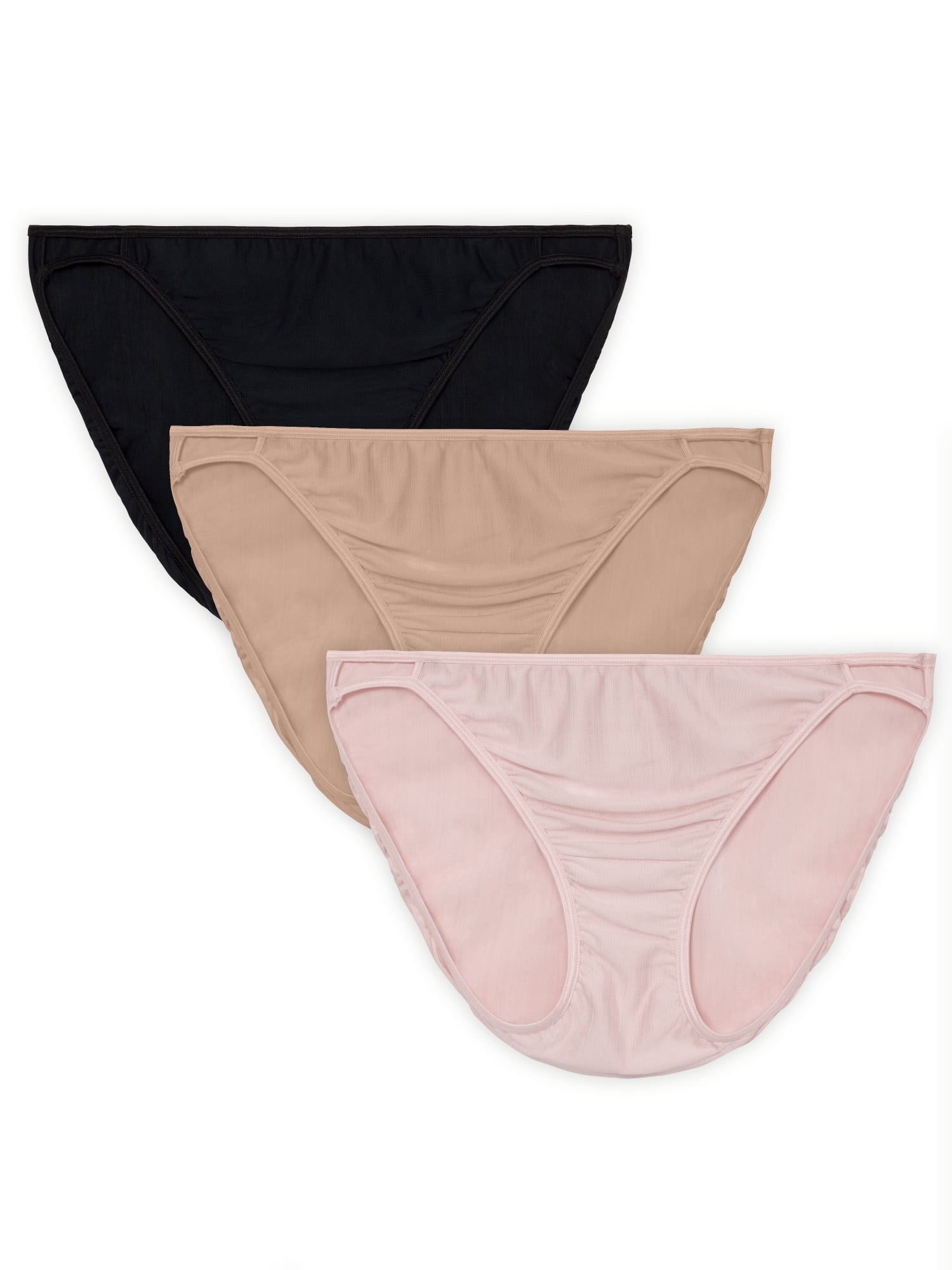 Vanity Fair Radiant Collection Women's Comfort Stretch String Bikini  Underwear, 3 Pack 