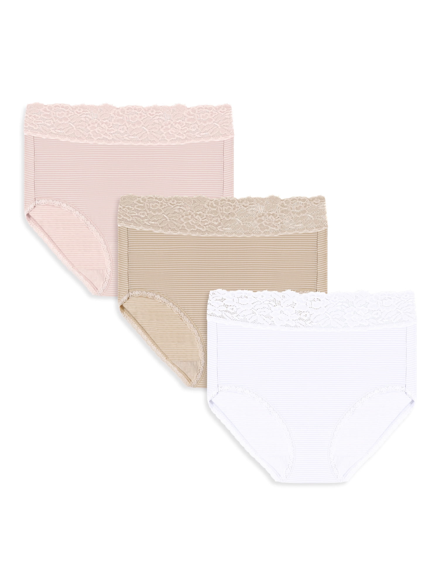 Vanity Fair Radiant Collection Women's Light and Luxe Brief Panties, 3