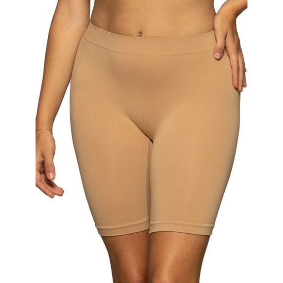 Vanity Fair Radiant Women's Seamless Slip Shorts, Breathable Smoothing Shapewear Shorts for Under Dresses and Skirts, Sizes S–3XL