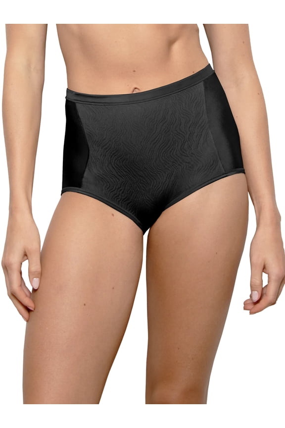 Women's Light Tummy Control Briefs, Smoothing Comfort Underwear with Rear Lifting Seams, Sizes S–5XL