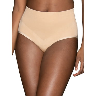 Vanity Fair Radiant Collection Women's Smoothing Brief - Seamless Underwear with Light Shaping, Tummy Control, Sizes S-4XL