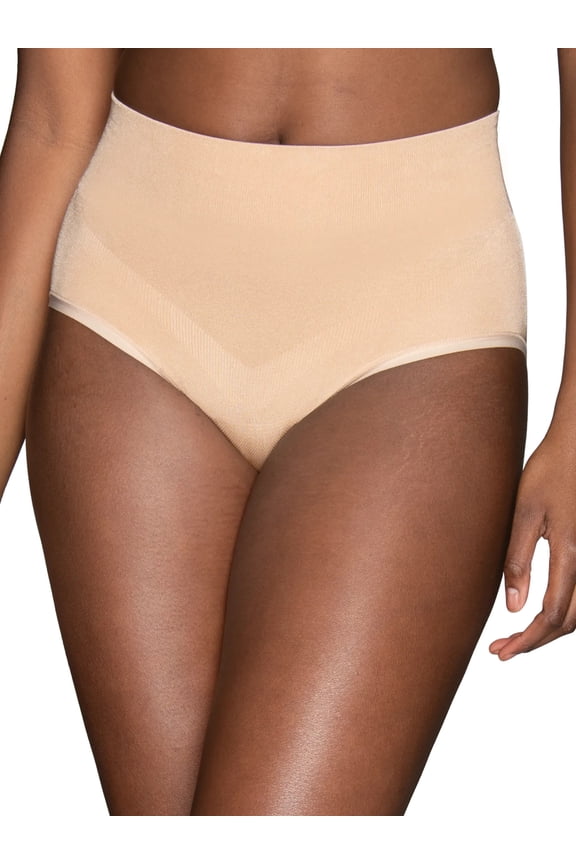 Women's Smoothing Brief - Seamless Underwear with Light Shaping, Tummy Control, Sizes S-4XL