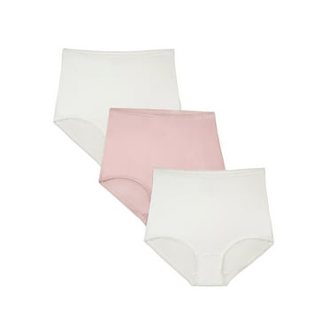 Vanity Fair Radiant Collection Women's Undershapers Underwear - High Waist, Light Control Shaping, 3-Pack, Sizes S-5XL