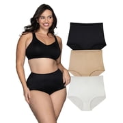 Vanity Fair Radiant Women's Underwear - Undershaper Panties, High Waist, Light Control Shaping, 3-Pack, Sizes S-5XL