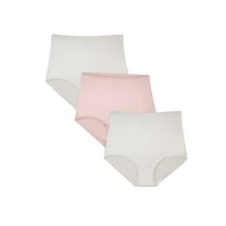 Vanity Fair Radiant Women's Undershapers Brief Underwear - High Waist, Light Control Shaping, 3-Pack, Sizes S-5XL