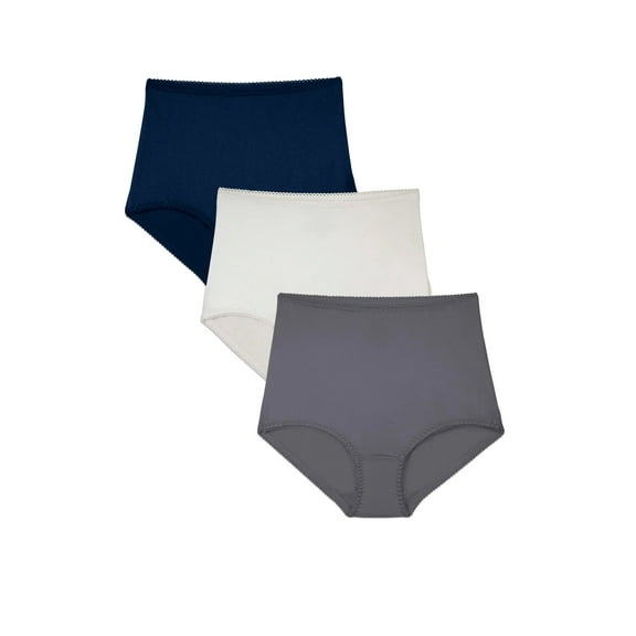Vanity Fair Radiant Women's Undershapers Brief Underwear - High Waist, Light Control Shaping, 3-Pack, Sizes S-5XL