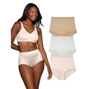 Vanity Fair Radiant Women's Underwear - Undershaper Panties, High Waist, Light Control Shaping, 3-Pack, Sizes S-5XL