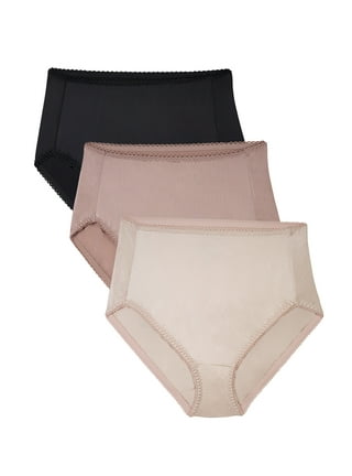 Spdoo 10 Pack Women's Satin Panties Low-Waist Ruffle Milk Silk Underwear  Comfortable Bikini Briefs Elastic Ladies Underpants 