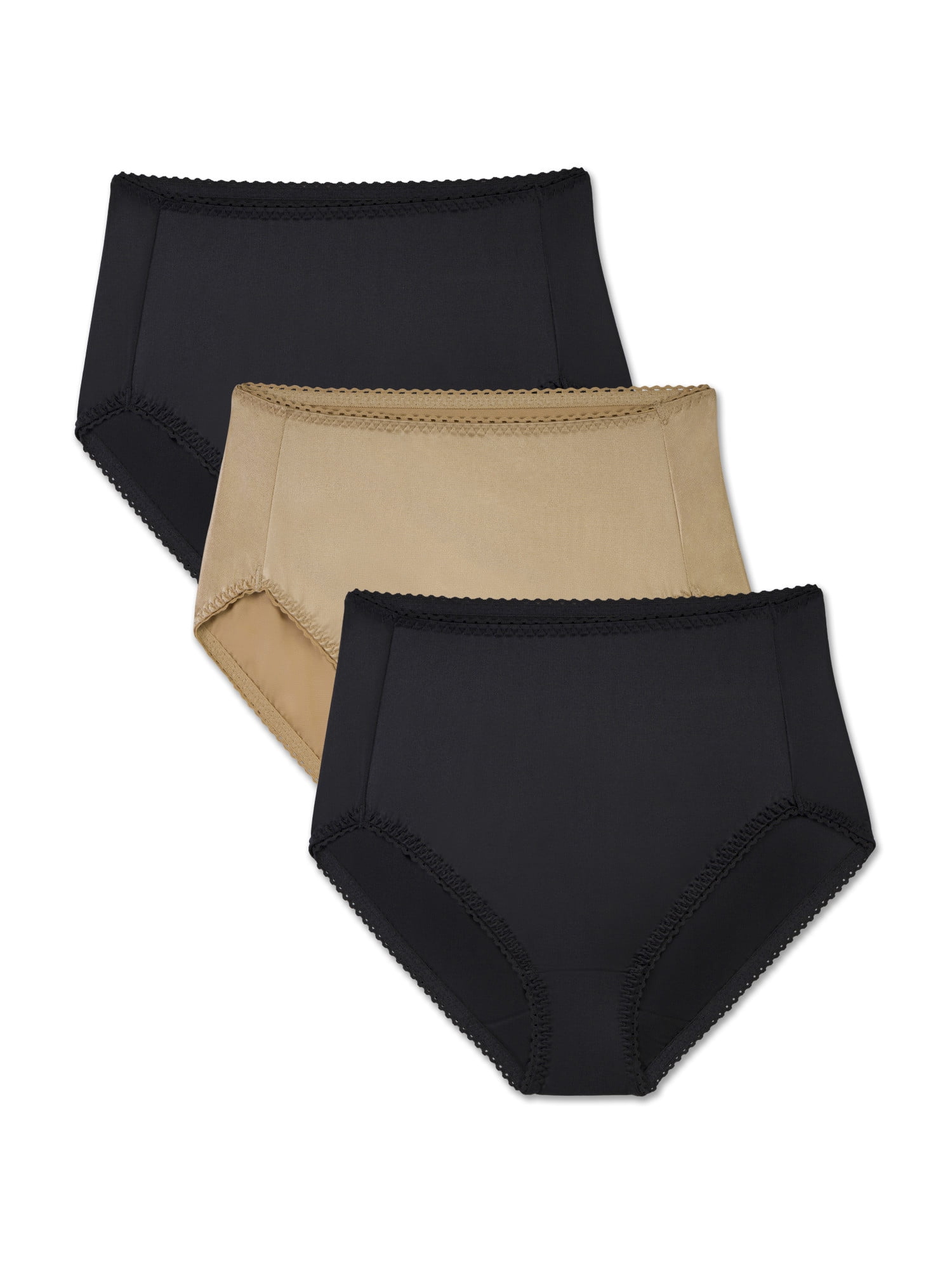 Hanes Cool Comfort Women's Cotton Hi - Cut Panties, 6 Pack - PP43WB