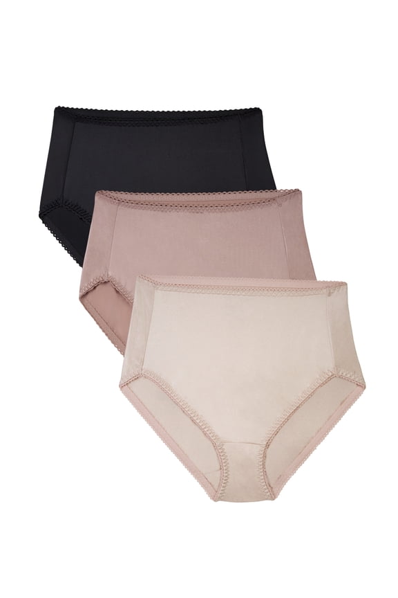 Women's Underwear - Undershaper Panties, High Waist, Light Control Shaping, 3-Pack, Sizes S-5XL