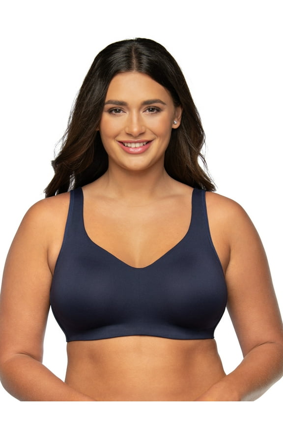 Women's Wireless Bra - Seamless Back, Comfort Fit, Adjustable Straps, Sizes S-3XL, Style 3472206