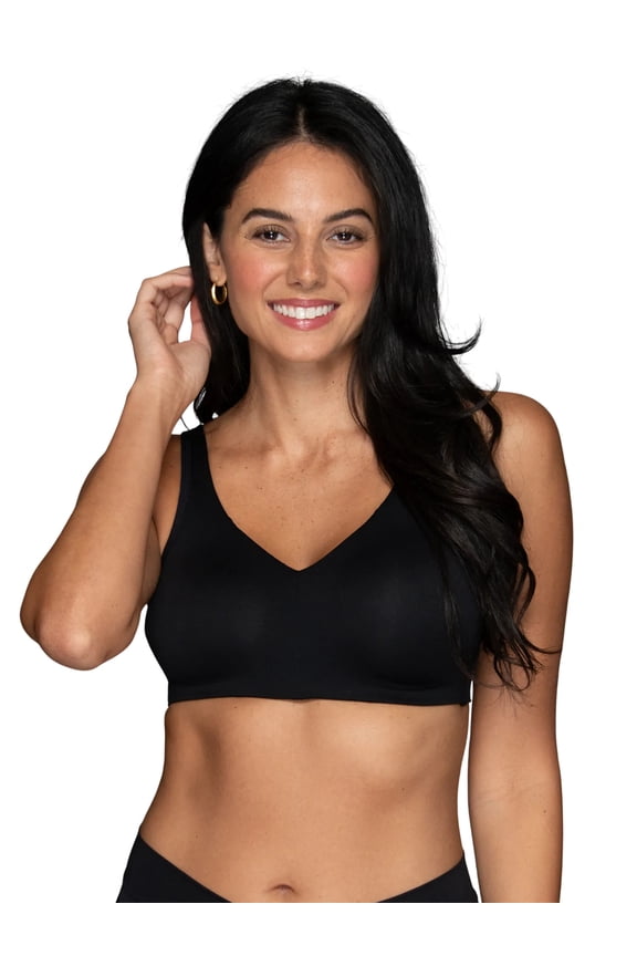 Women's Wireless Bra - Seamless Back, Comfort Fit, Adjustable Straps, Sizes S-3XL, Style 3472206