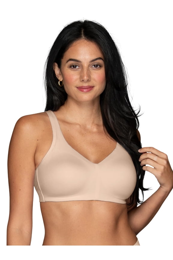 Women's Wireless Bra - Seamless Back, Comfort Fit, Adjustable Straps, Sizes S-3XL, Style 3472206