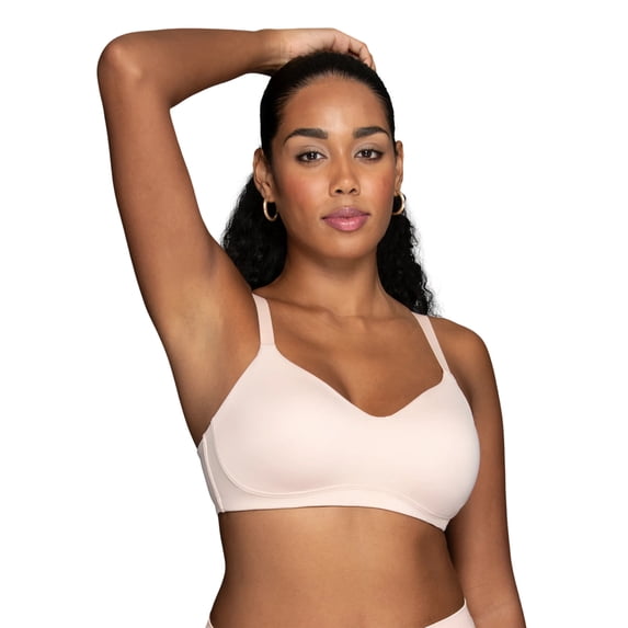 Vanity Fair Radiant Women's Wireless Bra - Back and Side Smoothing, Adjustable Straps, Sizes S-3XL, Style 3472117