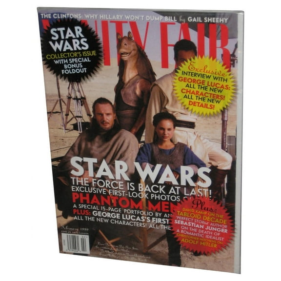 Vanity Fair Star Wars Force Is Back February 1999 Magazine Book w/ Bonus Foldout