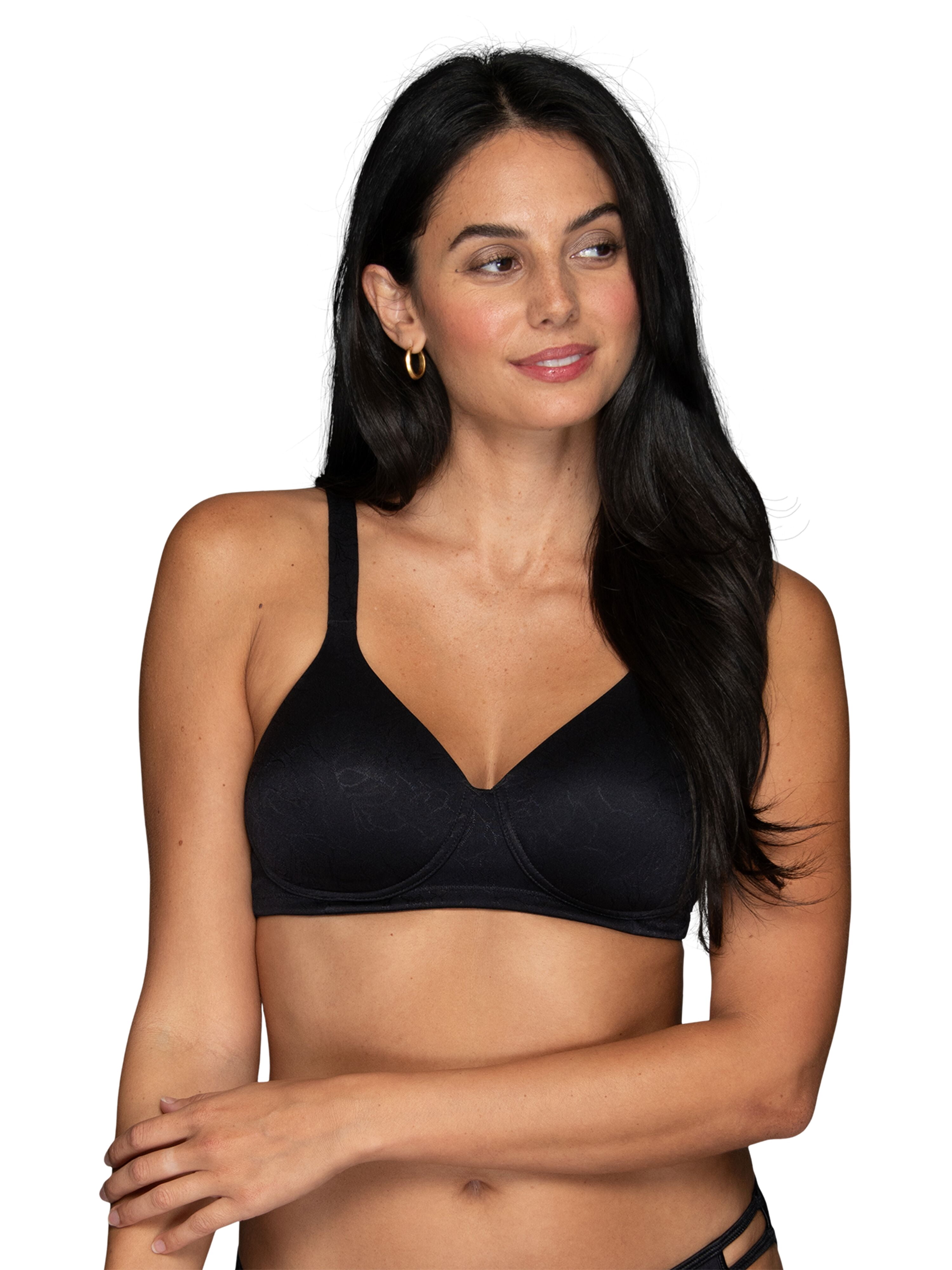 Vanity Fair Lingerie Women's Body Shine Full Coverage Wireless T-Shirt Bra, Style 72298