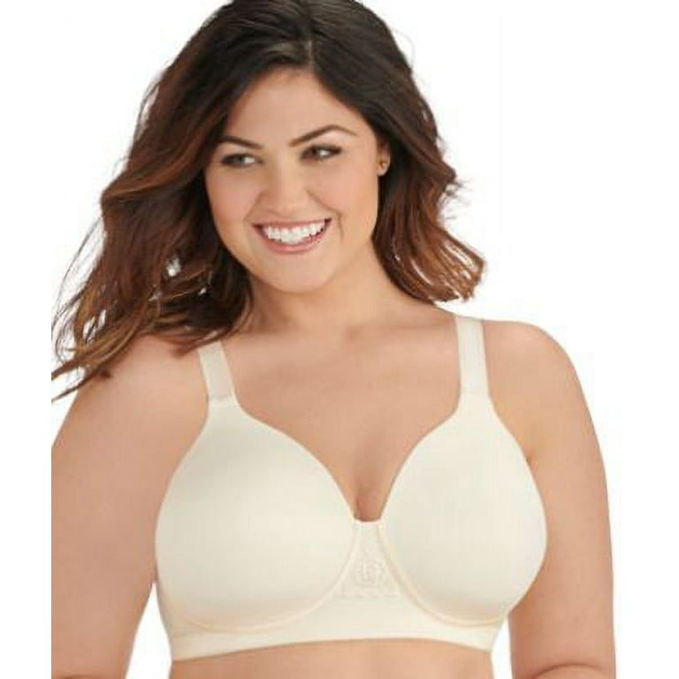 Nearly Invisible Full Figure Wirefree Bra Cappuccino 40C by Vanity Fair