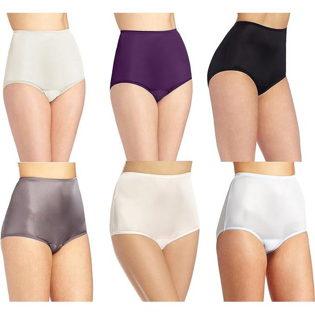 Vanity Fair Women's 3-Pack Perfectly Yours Ravissant Tailored Brief Panty #15712 Sz- 9 2/XL