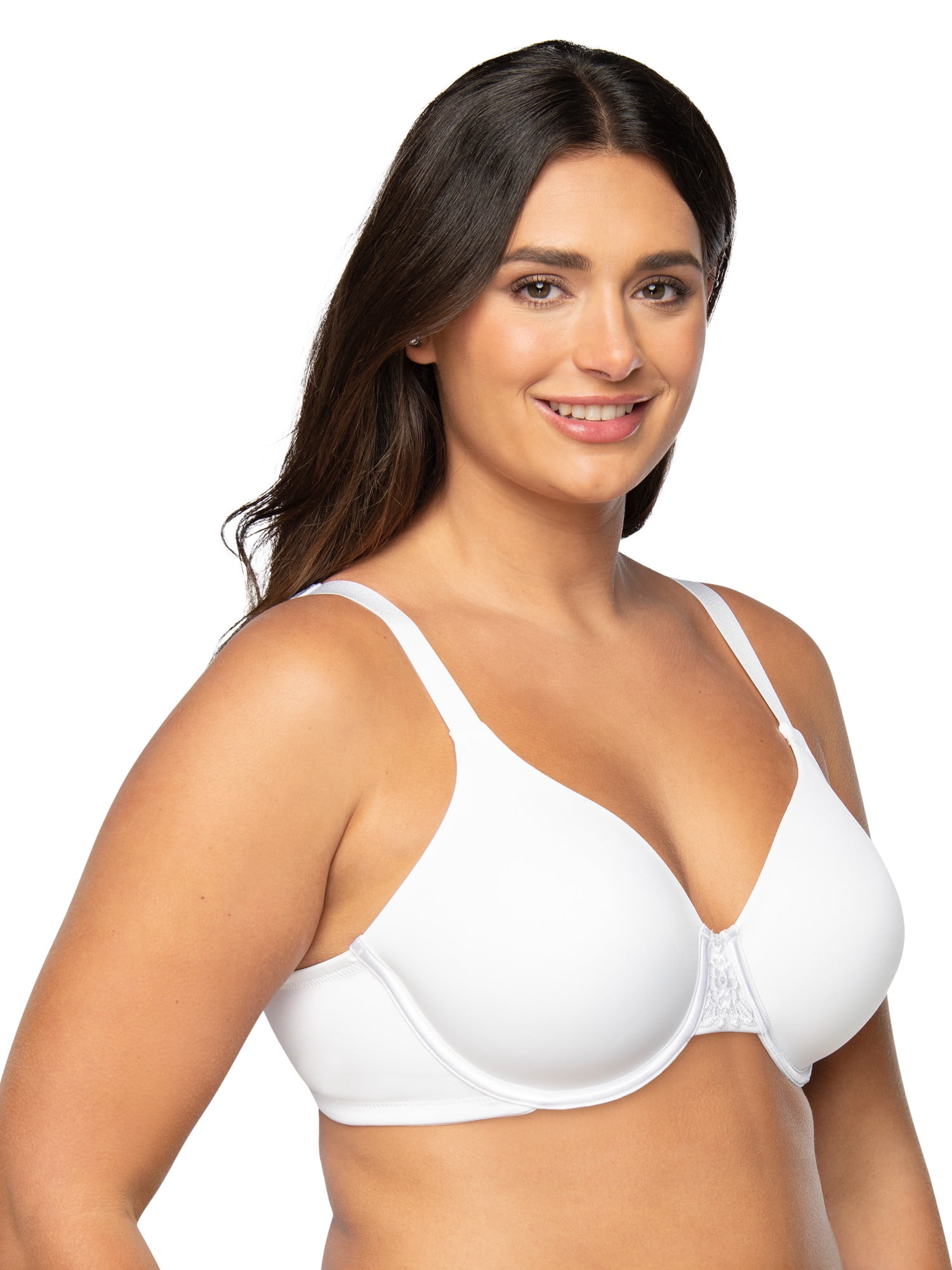 Cropped length Back Smoothing Bras with Underwire and No-slip