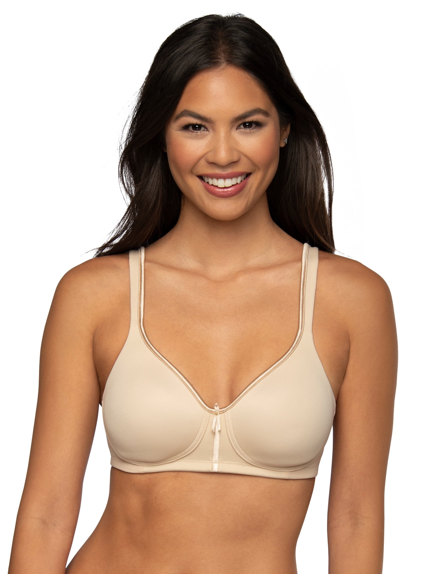 Vanity Fair Womens Body Caress Full Coverage Wirefree Bra, 42B, Lilac Chalk  at  Women's Clothing store