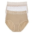 thumbnail image 1 of Vanity Fair Lingerie Women's Flattering Lace Brief Underwear, 3-Pack, 1 of 4