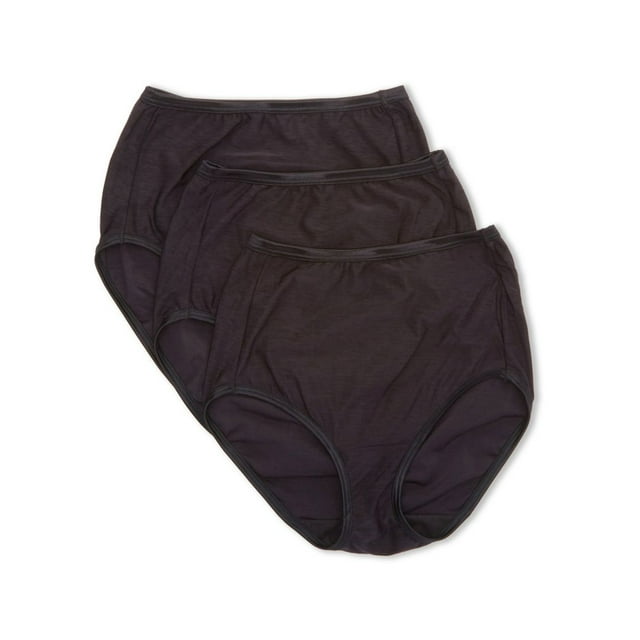 Vanity Fair Women's Illumination Brief Underwear, 3 Pack