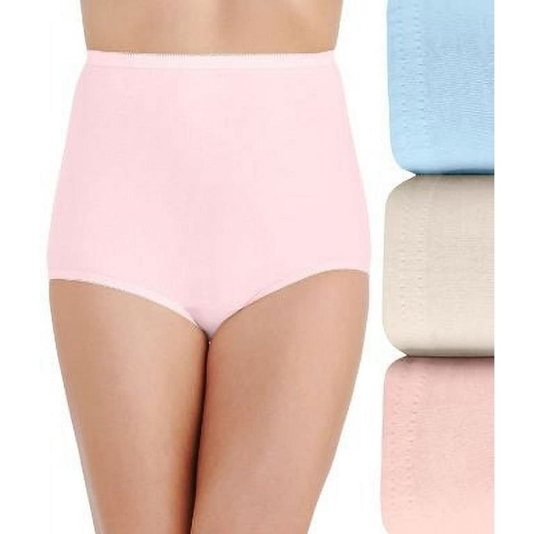 Vanity Fair Women's Perfectly Yours Classic Cotton Full Brief Underwear, 3  Pack, Style 15320
