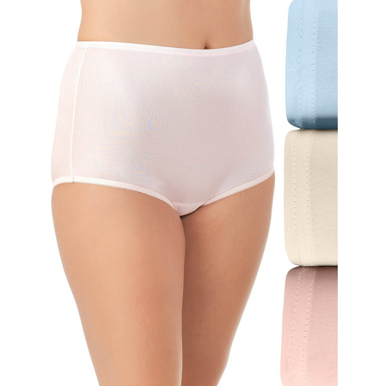Vanity Fair Women's Perfectly Yours Ravissant Tailored Full Brief  Underwear, 3 Pack, Style 15711