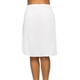 thumbnail image 1 of Vanity Fair Women's Half Slip with Side Slit, Smooth Anti-Static Nylon Slip for Dresses and Skirts, Multiple Lengths, Sizes S-3XL, 1 of 8